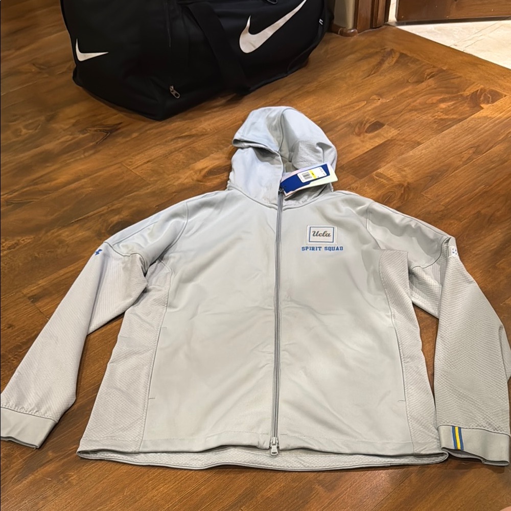 Under Armour UCLA Spirit Squad Gray Zip-Up Hoodie